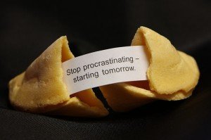 Procrastination Fortune Cookie