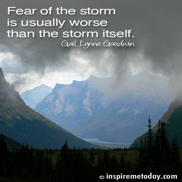 Quote Fear Of The Storm