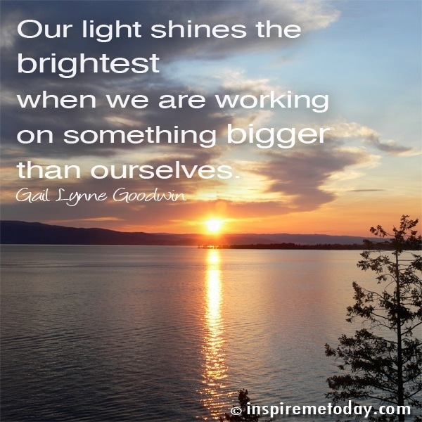 Quote Our Light Shines
