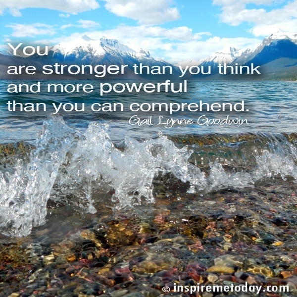 Quote You Are Stronger