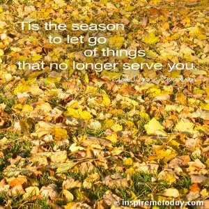 Tis The Season To Let Go Of Things That No Longer Serve You. | Inspire ...